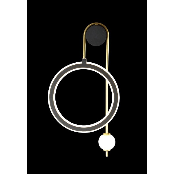 Бра CRYSTAL LUX CORIDA CORIDA AP25W LED BLACK/GOLD