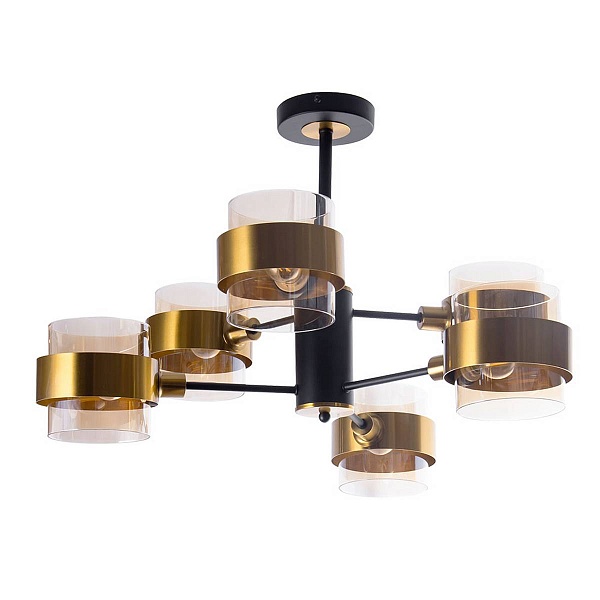 Люстра потолочная ARTE LAMP CARLO A8205SP-6BK