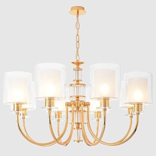 Люстра подвесная CRYSTAL LUX ELENA ELENA SP8 GOLD