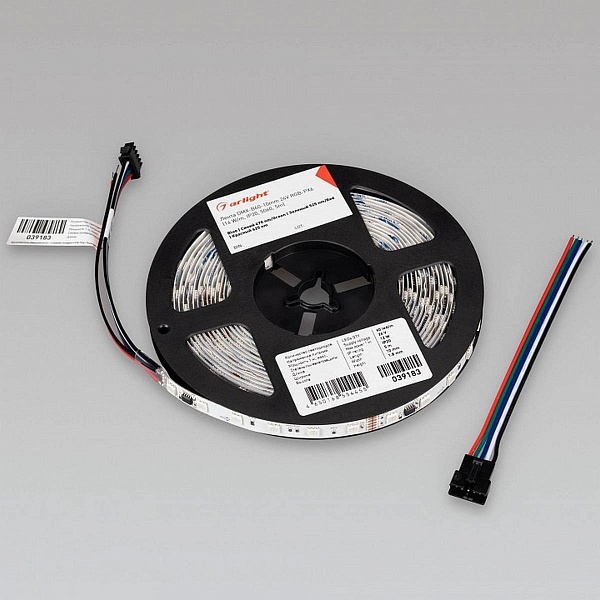Лента LED DMX-B60 14 W/m 24V IP20 5060/60 K 10mm (5м) 39183 ARLIGHT