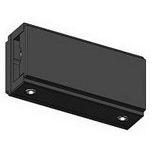 Коннектор прямой ITALLINE FANTOM IT010-4013 black