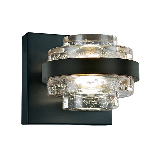 Бра DELIGHT COLLECTION MD22030002 MB22030002-1A black/clear