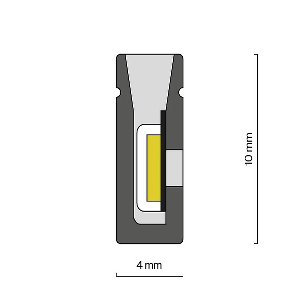 Лента LED ГИБКИЙ НЕОН 9,6 W/m 24V IP67 2835/144 4000K 4mm (5м) 432038 MAYTONI