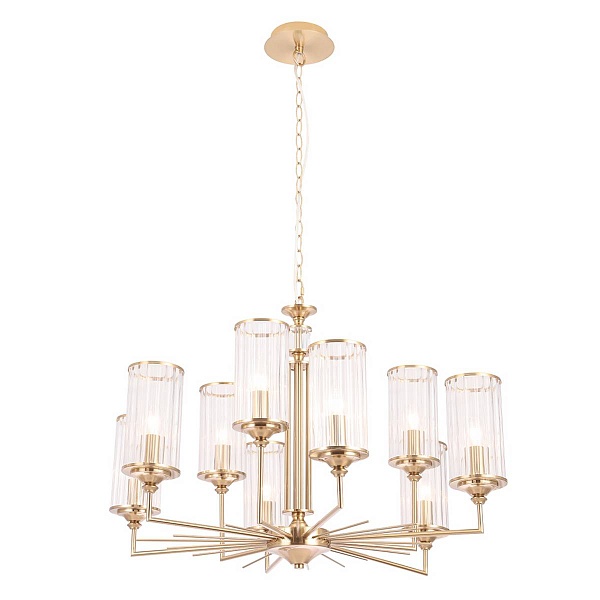 Люстра подвесная CRYSTAL LUX GLORIA SP9 BRASS