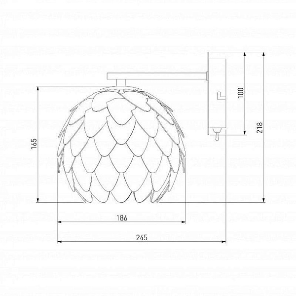 Бра BOGATES CEDRO 304