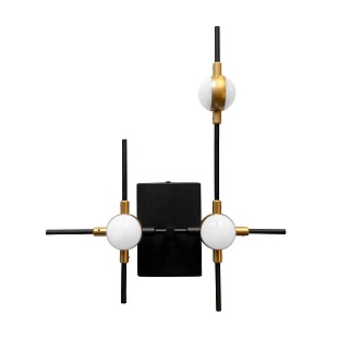 Бра ILLUMINATI MOLECULAR MB18001067-3A  black/gold