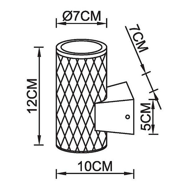 Светильник уличный настенный ARTE LAMP HYADUM A3458AL-1BK