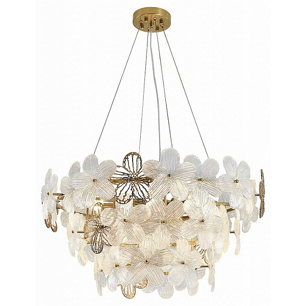 Люстра подвесная INDIGO FIORI 12049/8P Brass