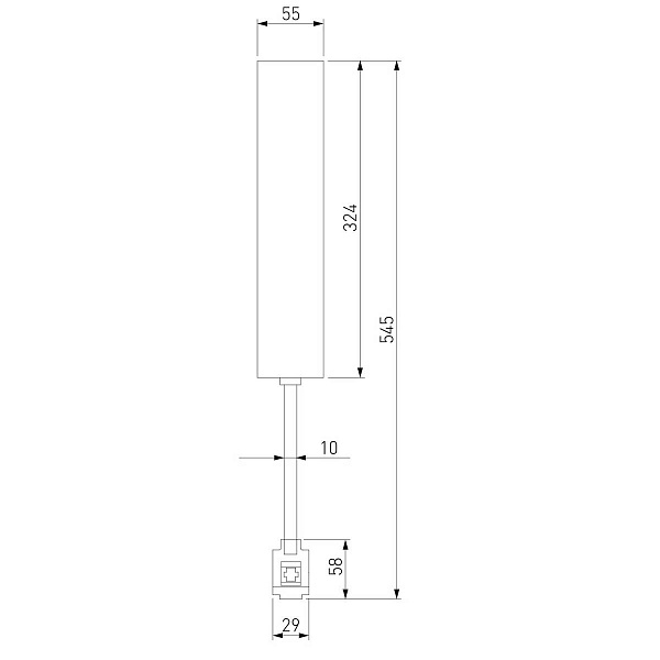Токоподвод ELEKTROSTANDARD ESTHETIC MAGNETIC 85146/00 a065442