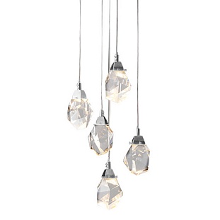 Подвес DELIGHT COLLECTION CRYSTAL ROCK MD-020B-5 chrome