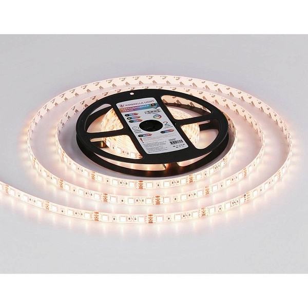 Лента LED 14,4 W/m 12V IP65 5050/60 RGB 10mm (5м) GS2302 AMBRELLA LIGHT