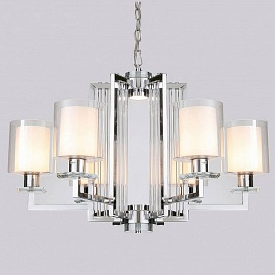 Люстра подвесная ILAMP KING RM6201-6 CR+CL