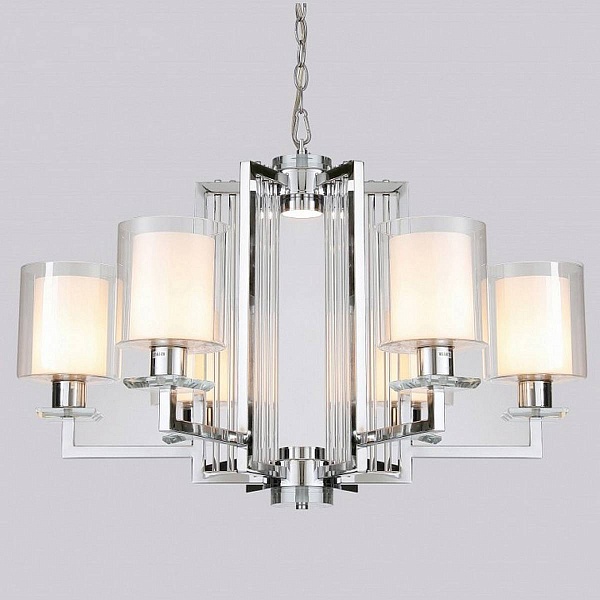 Люстра подвесная ILAMP KING RM6201-6 CR+CL