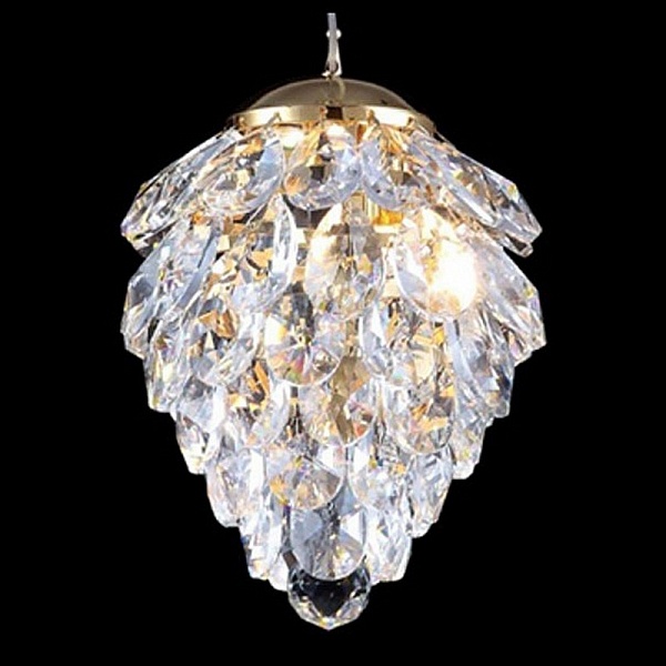 Подвес CRYSTAL LUX CHARME SP2 GOLD/TRANSPARENT