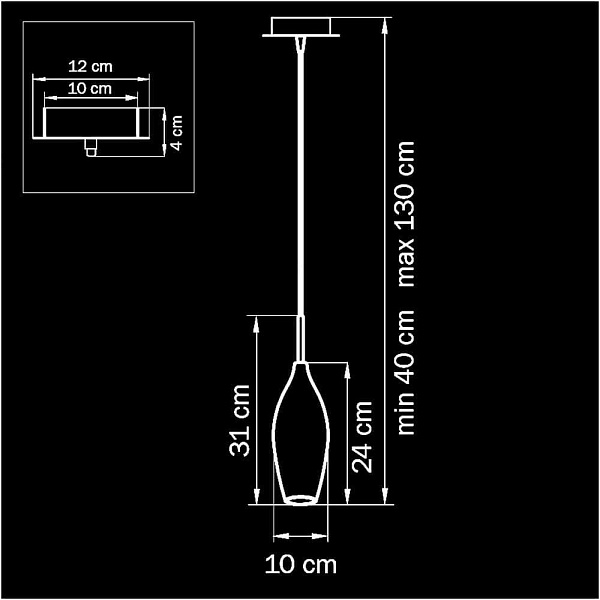 Подвес LIGHTSTAR PENTOLA 803020
