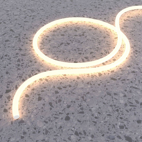 Лента LED ГИБКИЙ НЕОН 14,4 W/m 24V IP65 2835/336 3000K mm (5м) 201146 MAYTONI