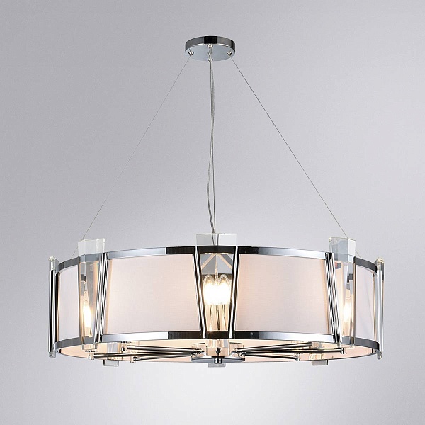 Люстра подвесная ARTE LAMP GRATO A4079LM-8CC