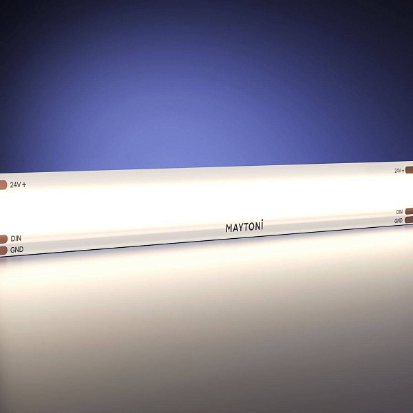 Лента LED ULTRA 12W/m 24V IP20 COB/360 4000K 10mm (5м) 201255 MAYTONI