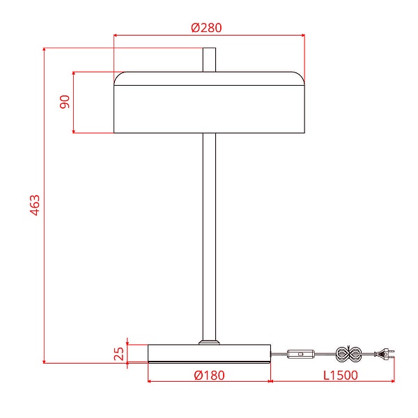 Настольная лампа ARTE LAMP SKAT A7052LT-2BK
