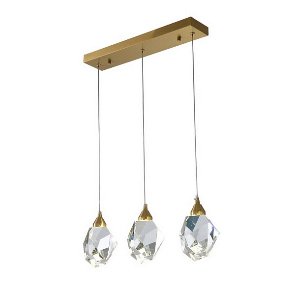 Подвес DELIGHT COLLECTION CRYSTAL ROCK II 9701P/3L brass