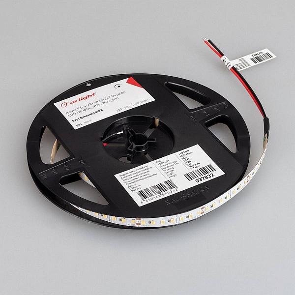 Лента LED RT-A140 20 W/m 24V IP20 2835/140 4000K 10,5mm (5м) 37832 ARLIGHT