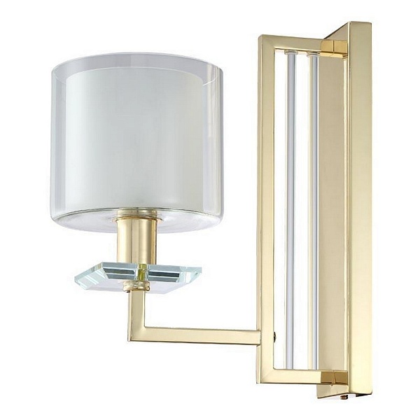 Бра CRYSTAL LUX NICOLAS Nicolas AP1 Gold/White