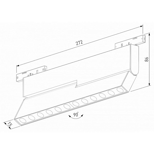 Трековый светильник ELEKTROSTANDARD MINI MAGNETIC a067280