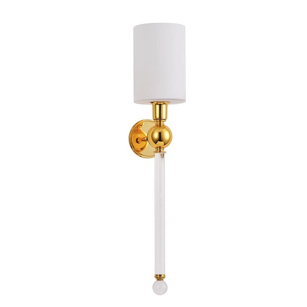 Бра CRYSTAL LUX MIRABELLA MIRABELLA AP1 GOLD/WHITE