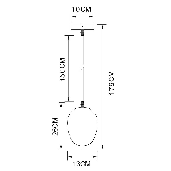 Подвес ARTE LAMP FREDDIE A2232SP-1PB