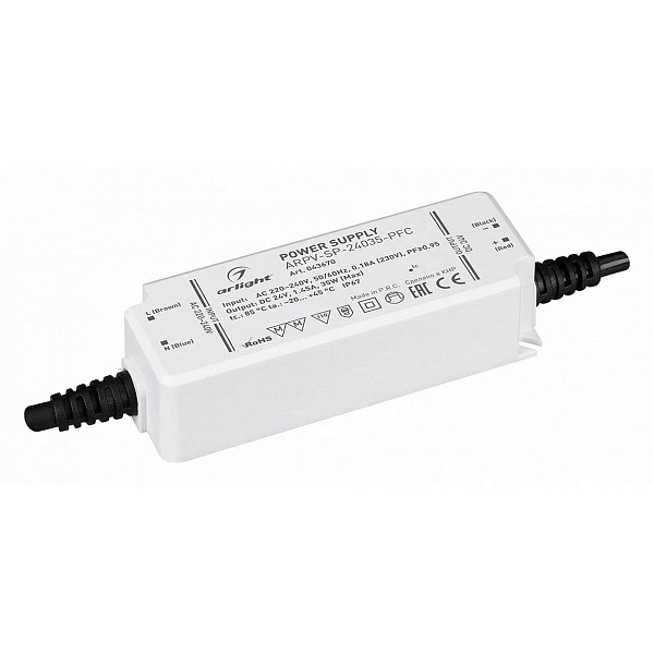 Блок питания ARLIGHT ARPV 24V 35W IP20 43670