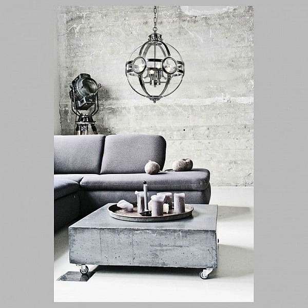 Люстра подвесная DELIGHT COLLECTION HAGERTY KG0516P-4 steel