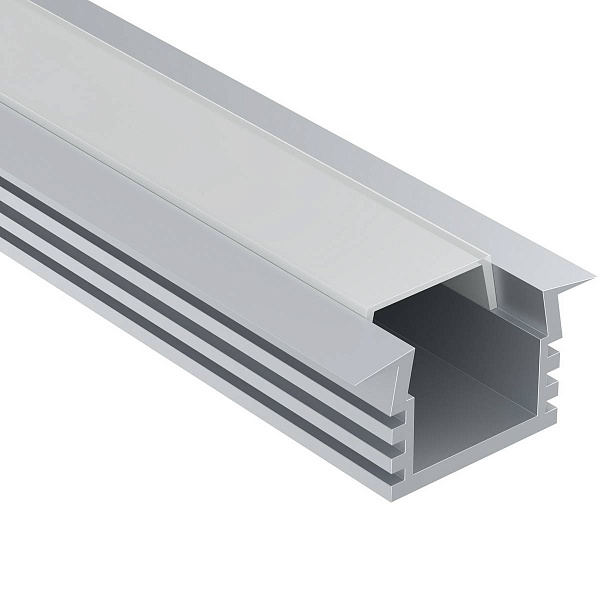 Профиль для ленты LED врезной MAYTONI 22x12мм с матовым рассеивателем ALM006S-2M