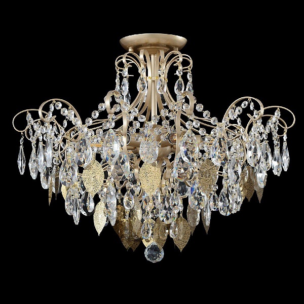 Люстра потолочная CRYSTAL LUX ESMIRALDA ESMIRALDA PL6 GOLD