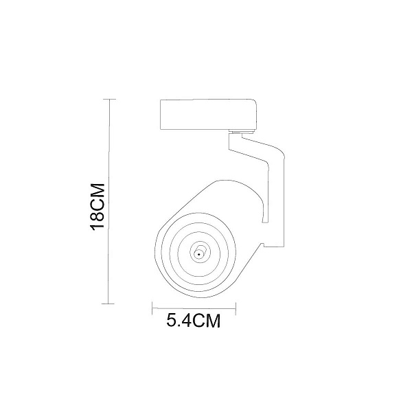Трековый светильник ARTE LAMP Traccia A2310PL-1WH