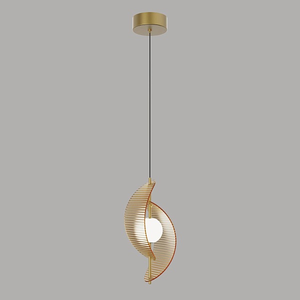 Подвес DELIGHT COLLECTION MD24030035 MD24030035-1A brass/amber