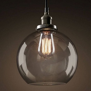 Подвес IMPERIUMLOFT LOFT CLEAR GLASS SPHERE CLOCHE 73694-22
