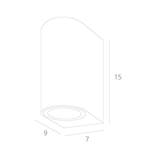 Светильник уличный настенный ARTE LAMP A3102AL-2GY