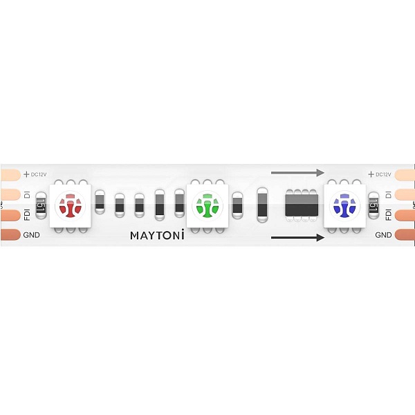 Лента LED ULTRA 14,4W/m 12V IP67 5050/60 RGB 12mm (5м) 201244 MAYTONI