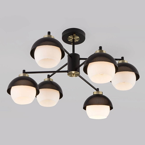 Люстра потолочная EUROSVET NOCCIOLA 70106/6 черный