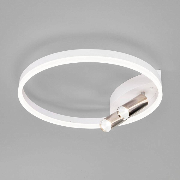 Люстра потолочная EUROSVET LUMINARI 90247/3 белый/хром Smart