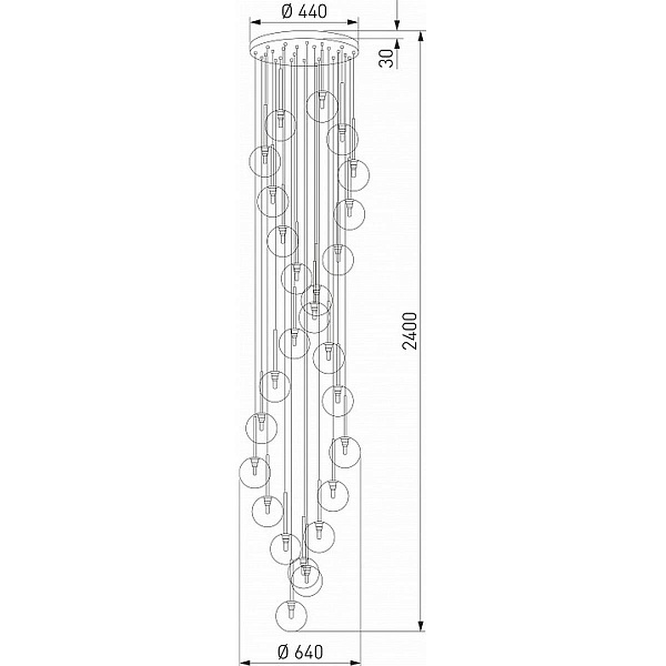 Подвес TK LIGHTING AURORA 10258 Aurora