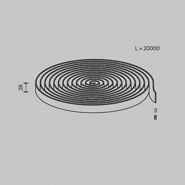 Шинопровод текстильный MAYTONI CONDUCTIVE TEXTILE TAPE PARITY TRX130-1.20DB