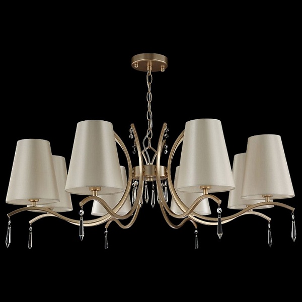 Люстра подвесная CRYSTAL LUX RENATA RENATA SP8 GOLD