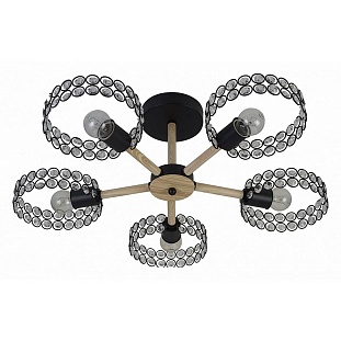 Люстра потолочная ESCADA BANJO 679/5P Black
