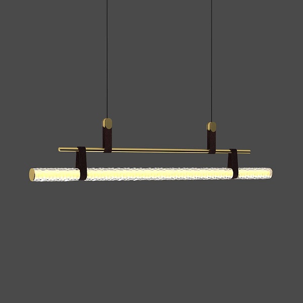 Подвес DELIGHT COLLECTION 8501P 8501P/L brass/clear