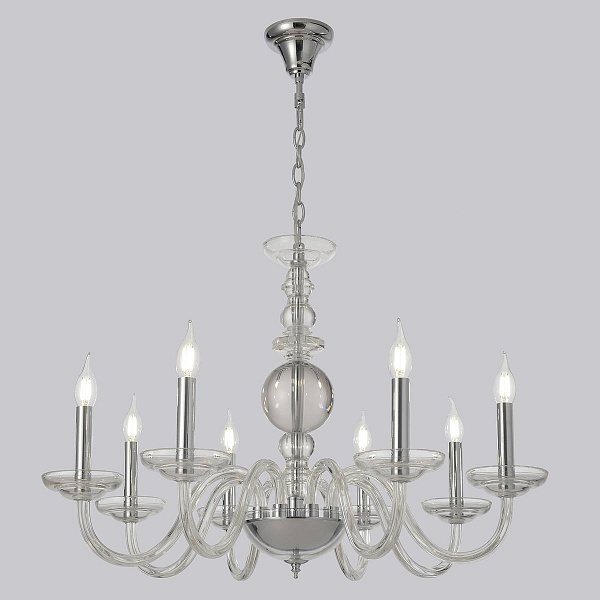 Люстра подвесная CRYSTAL LUX ARABESQUE SP8 CHROME