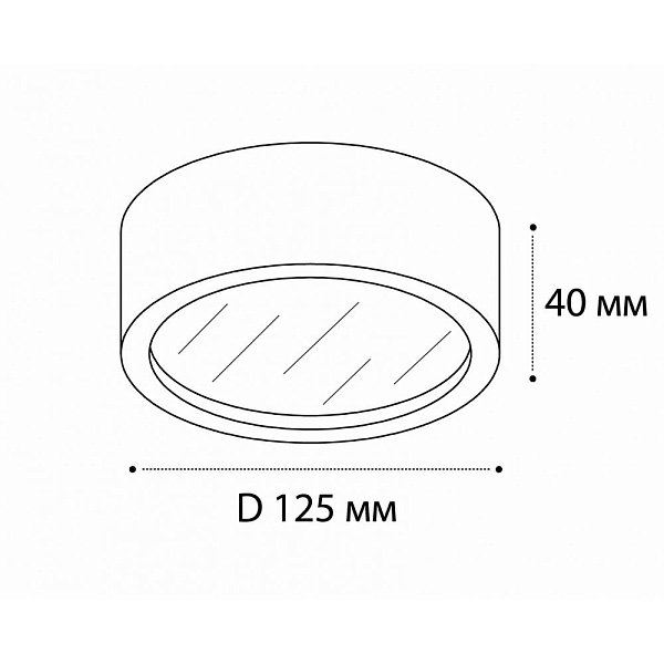 Светильник потолочный ITALLINE  M04-525-125 black 4000K