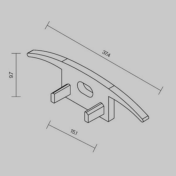 Заглушка MAYTONI LED STRIP PROFIL 642086