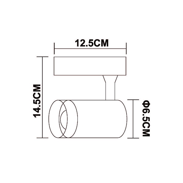 Трековый светильник ARTE LAMP Soffitto A1710PL-1WH