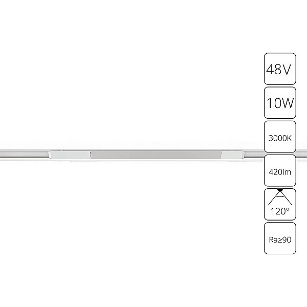 Трековый светильник ARTE LAMP OPTIMA A7283PL-1WH